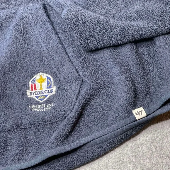 '47 Brand‎ Quilted Fleece 1/4 Snap Ryder Cup 2020 Whistling Straights Women's L - Picture 2 of 9